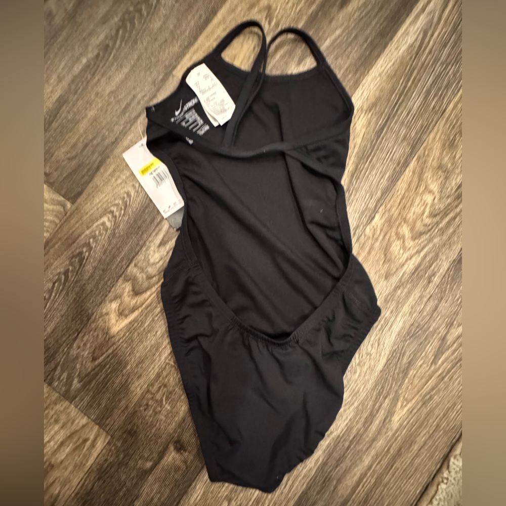 Nike Black One-Piece Swimsuit for Kids - Picture 6 of 6